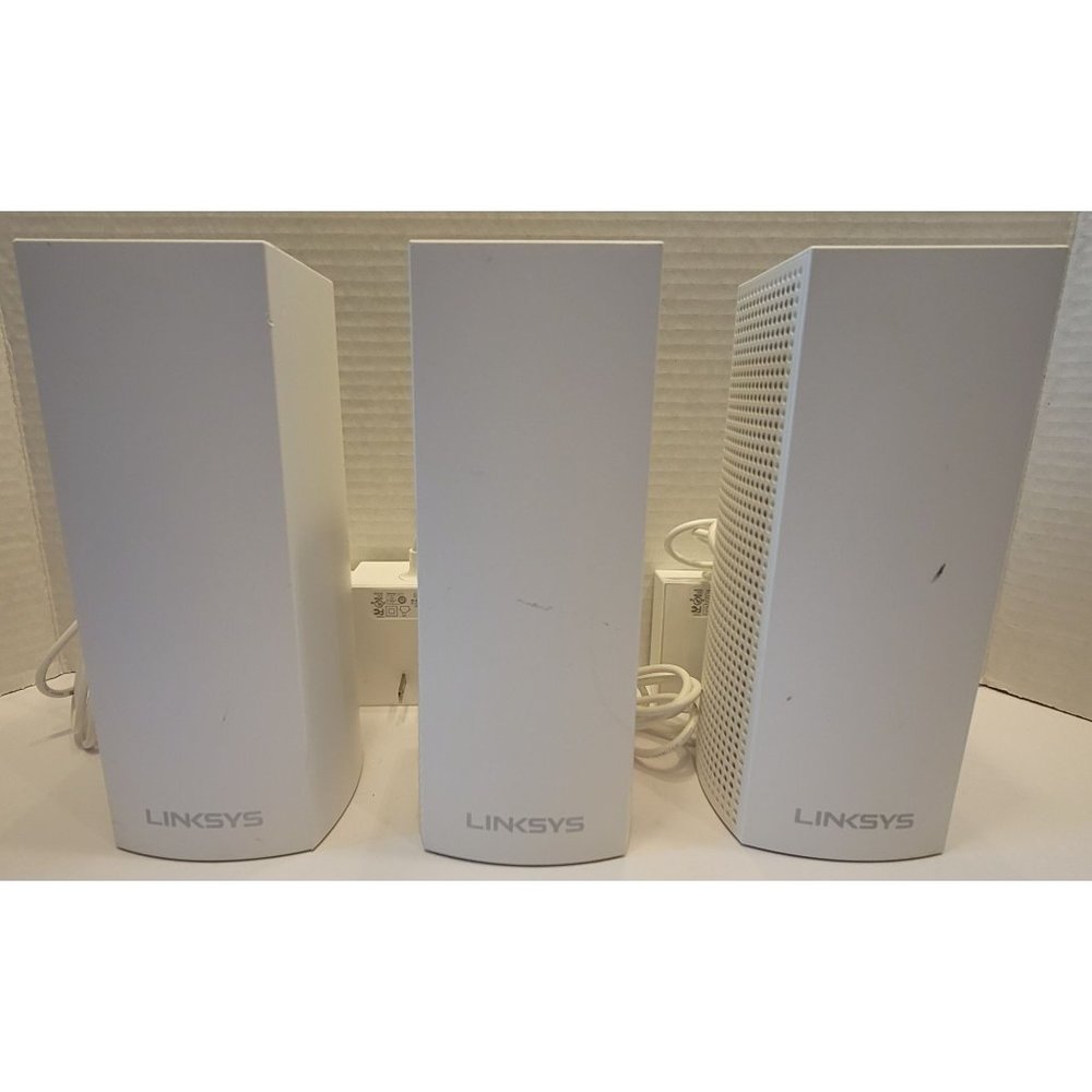 LINKSYS WHW03V2 MESH Home WiFi, Bundle of 3. Pre-Owned.